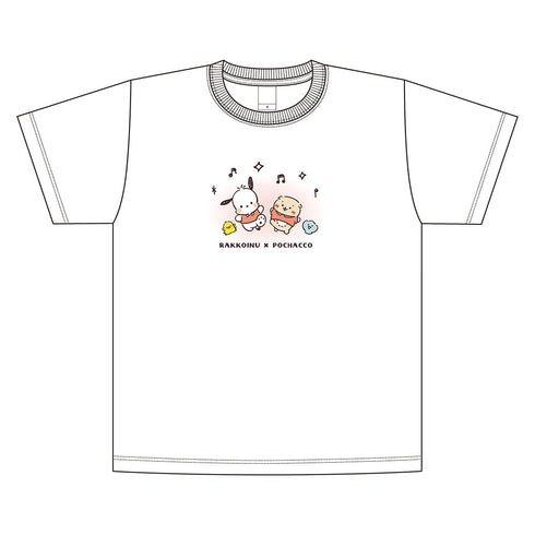 『しろたん×はぴだんぶい』Tシャツ ポチャッコ XLサイズ